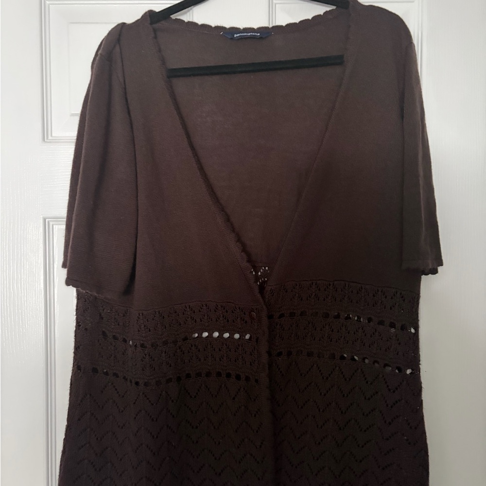 Penningtons Brown Knit Sweater
